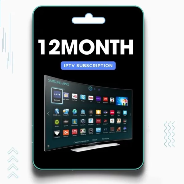 12 Months IPTV Subscription