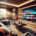 IPTV Canada guide - modern living room with streaming TV setup