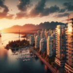 Vancouver skyline with mountains - IPTV Vancouver service