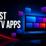 Best IPTV apps Canada comparison featured image with app tiles on TV