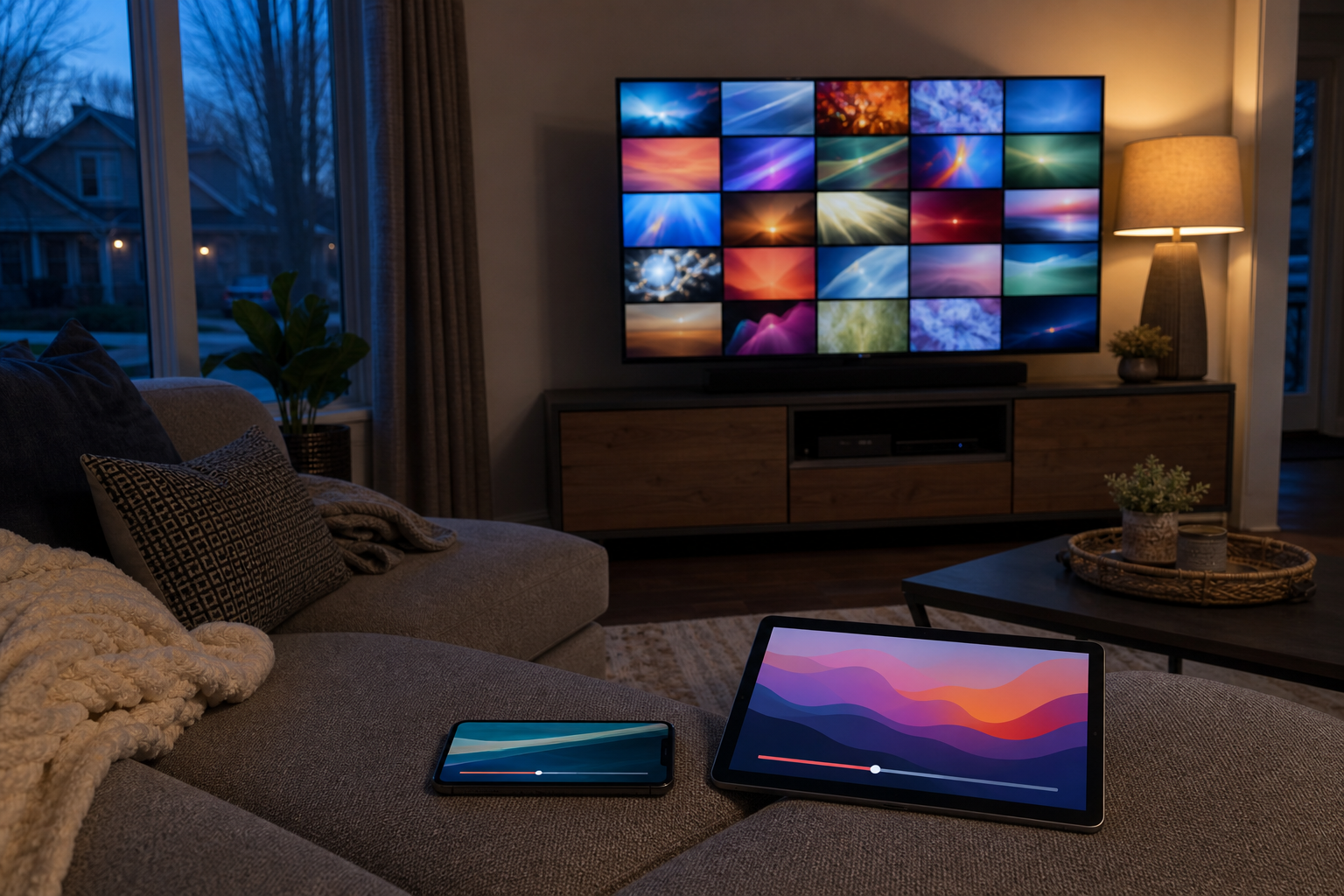 Suburban Brampton home streaming international channels on multiple devices