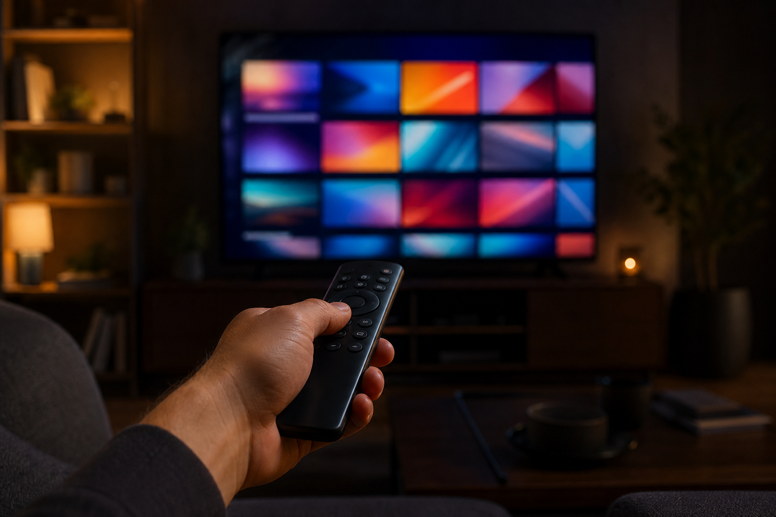 Testing an IPTV Canada premium app experience with a TV remote